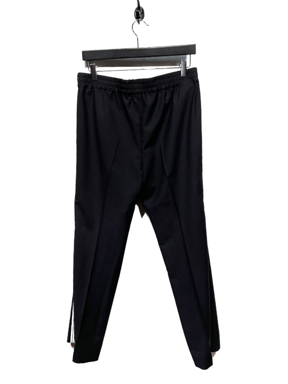 Miu Miu 2018 Black Wool Mohair Stripped Lounge Trousers - Picture 5 of 8